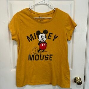 Disney Mustard Mickey Mouse Kids T-Shirt
